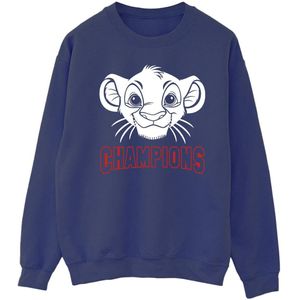 Li-cense Disney heren the lion king simba gezicht champion sweatshirt