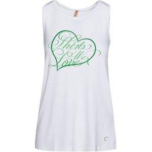 Shirts We ♥ - Racerback Top - Wit - Viscose/Elastaan