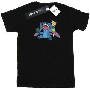 Li-cense Disney dames lilo and stitch munchies katoenen vriendje t-shirt