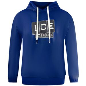 Ice Iceberg - Bold Blocked Logo - Hoodie - Blauw
