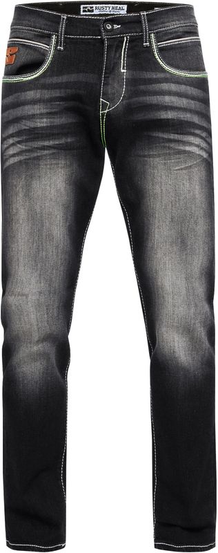 Rusty Neal - TOYAMA - Jeansbroek - Regular Fit - Met Contrastnaad