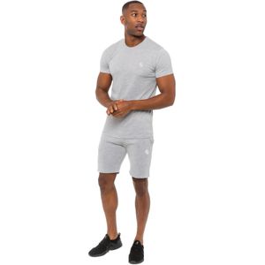 Enzo - Heren Slim Fit T-shirt - Fleece Shorts Set
