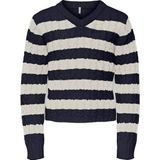 Kogjanny - Gebreide Pullover - V-Hals - Lange Mouwen - Relaxed Fit