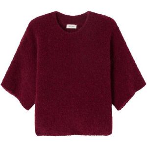 American Vintage - Pullover - Bordeaux - Korte Mouw - ZOL18BH