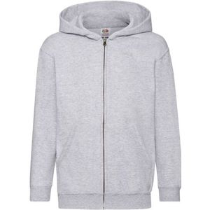 Fruit of the Loom Kinder/kids classic heather full zip hoodie