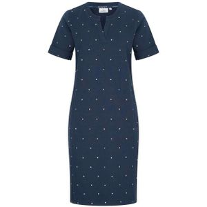 Soft Stretch Cotton - Jerseyjurk - Allover Logoprint - V-hals - Korte Mouwen