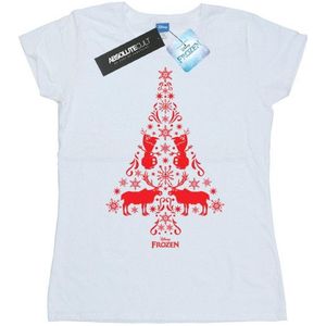 Li-cense Disney dames frozen kerstboom katoenen t-shirt