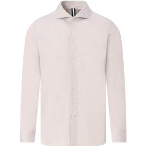 Profuomo - Knitted Shirt - Beige - Casual Overhemd
