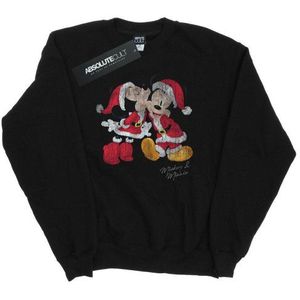 Li-cense Disney heren mickey en minnie kerstmis kus sweatshirt
