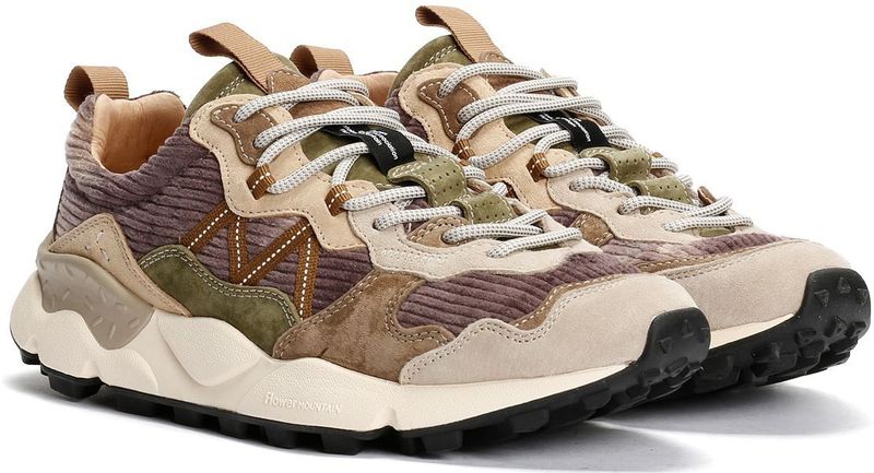 Flower Mountain - Lenzan Uni - Sneakers - Grijs - Unisex - Leer