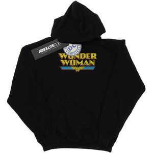 DC Comics Heren wonder woman kraakhelder logo hoodie