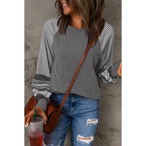 Patroon Mouwen Lange Mouwen Top