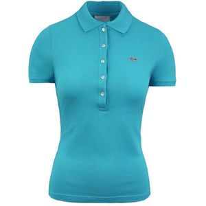Lacoste - Slim Fit - Poloshirt - Turquoise - Dames
