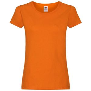 Fruit of the Loom - Dames T-shirt - 100% Katoen - Crew Neck - Korte Mouwen