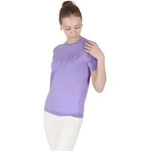 Crown Of Edinburgh Kasjmier Korte Mouw Art 003 Lilac Letter P