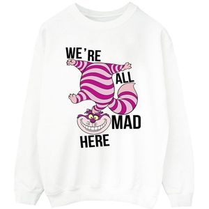 Li-cense Disney heren alice in wonderland allemaal gek hier sweatshirt