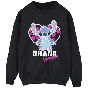 Li-cense Disney heren lilo and stitch ohana forever heart sweatshirt