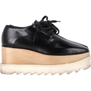 Stella McCartney Elyse Platform Derby Sneakers in Zwart Synthetisch Leer