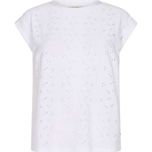 Free Quent Fqblond tee flower brillant white