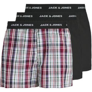 Jack & Jones Heren plus size wijde boxershorts jacchristian 3-pack