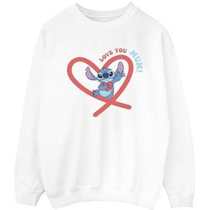 Li-cense Disney dames lilo & stitch love you mama sweatshirt