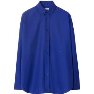 Burberry - Equestrian Knight - Casual Overhemd - Blauw