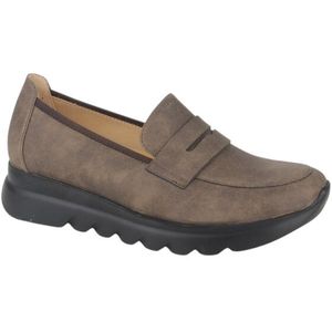 Wolky - Dames Instappers - Bruin - Nubuck