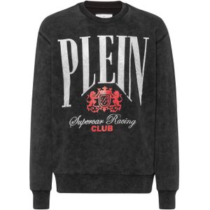Philipp Plein - Racing Club - Sweatshirt - Wit - Katoenmix