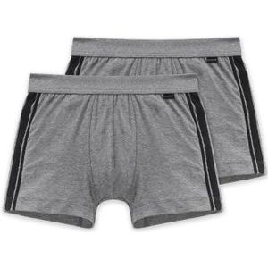 Schiesser Cotton stretch shorts 2-pack grijs