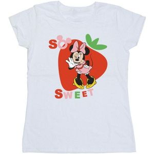 Li-cense Disney dames minnie mouse so sweet strawberry katoenen t-shirt