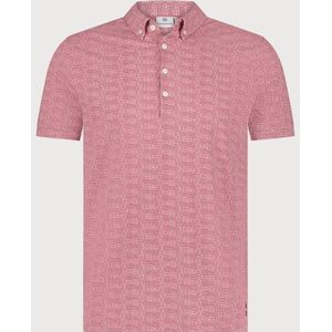 Blue Industry - Polo - Katoenblend - Met Subtiel Mini Dessin