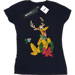 Li-cense Disney dames pluto kerst rendier katoenen t-shirt