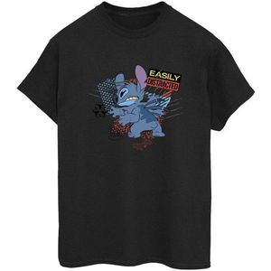 Li-cense Disney dames lilo and stitch gemakkelijk afgeleid katoenen vriendje t-shirt