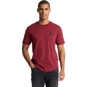 CHASIN' - Brody - T-shirt - Donkerrood - Regular Fit