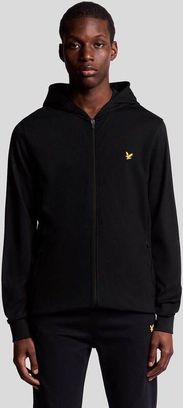Lyle & Scott - Sports - Hoodie - Zwart - Lichtgewicht met Rits