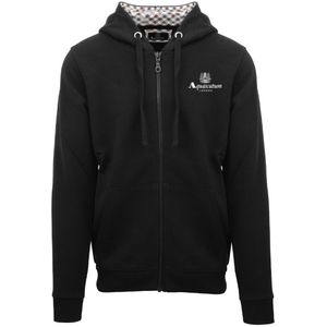 Aquascutum - Zip-Up Hoodie - Zwart