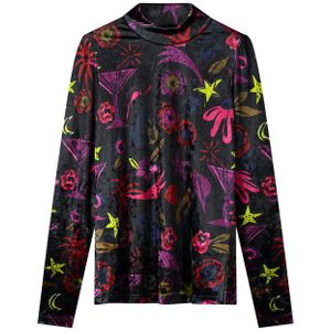 Pom Amsterdam Top lange mouw SP9377 Zwart