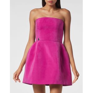 Philipp Plein - Texas San Gallo - Leren Jurk - Wit