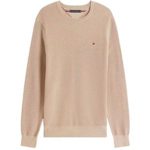 Tommy Hilfiger - ESSENTIAL STRUCTURE CREW NECK - Trui - Coastal Taupe - Katoen