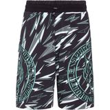 Plein Sport - Jogging Shorts Tiger - Zwart - Katoen-fleece