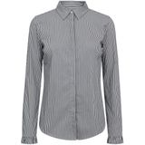 MOS MOSH Blouse 'MMMattie'  lichtblauw / wit