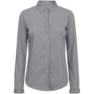 MOS MOSH Blouse 'MMMattie'  lichtblauw / wit