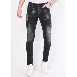 Local Fanatic Slim fit jeans met scheuren 1056