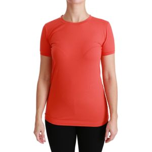 Dolce & Gabbana - Crewneck T-shirt - Rood - Korte Mouwen - 100% Katoen
