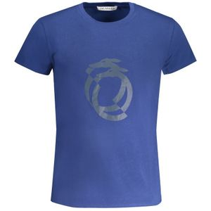 Trussardi - T-Shirt - Grijs - Katoen - Reflecterende Logo