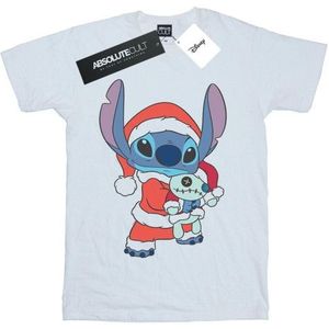 Li-cense Disney dames lilo and stitch kerstmis katoenen vriendje t-shirt
