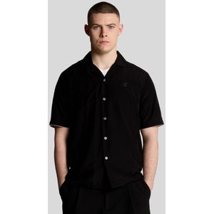 Lyle & Scott - Contrast Cuff Shirt - Overhemd - Jet Zwart
