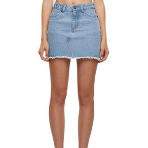 Urban Classics Dames denim zware minirok