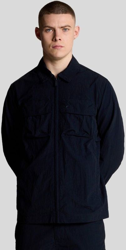 Lyle & Scott - Geventileerd Overhemd - Donker Mnavy
