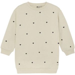 DAILY7 - Sweatdress - Creme - Meisjes - Hoodie